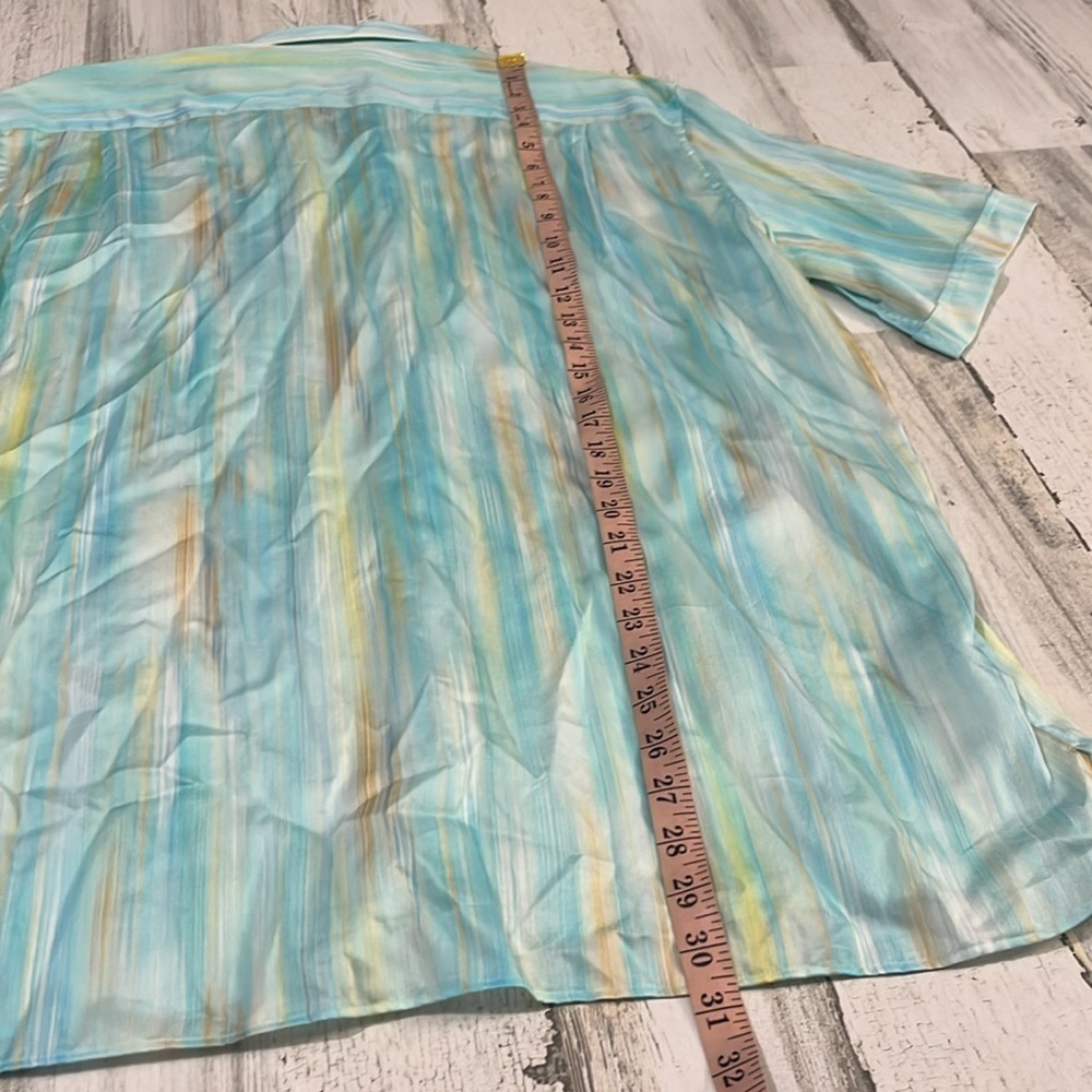 Solemare Maus & Hoffman Watercolor Button Down Size Large.  NWT - Picture 7 of 8